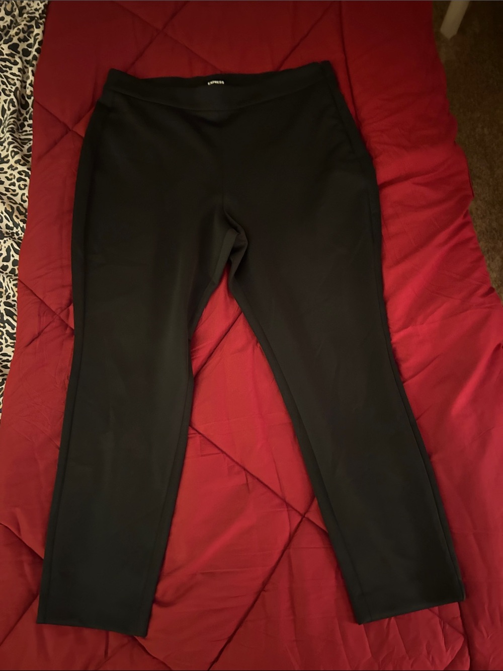 Express Black Pull-On Trousers